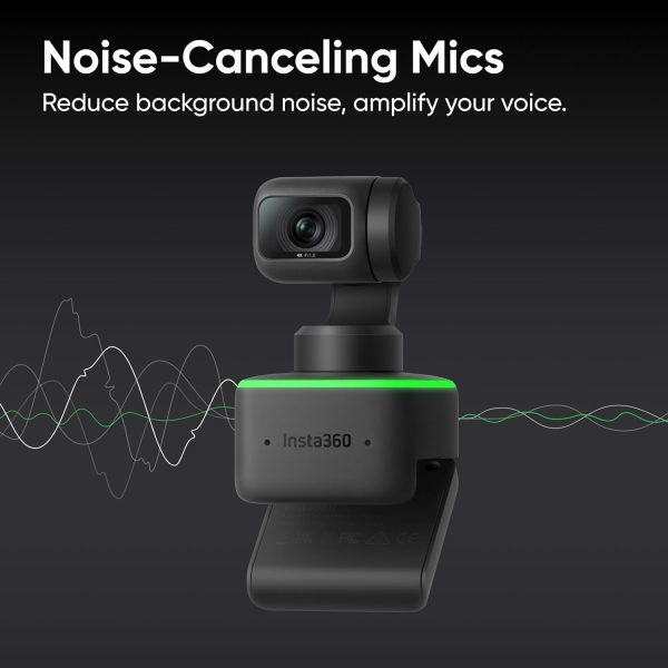 Insta360 Link - PTZ 4K Webcam with 1/2" Sensor, AI Tracking, Gesture Control, HDR, Noise-Canceling Microphones, Specialized Modes, Webcam for Laptop, Video Camera for Video Calls, Live Streaming - Image 7