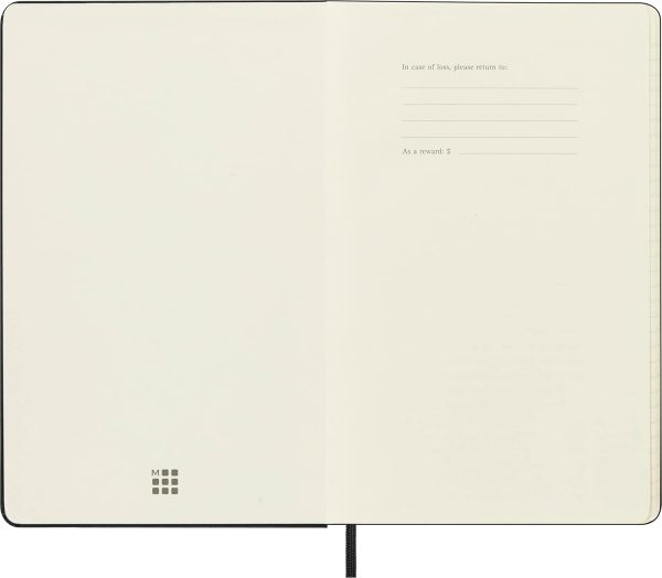Moleskine Classic Notebook, Large, Ruled, Black, Hard Cover (5 x 8.25) - Image 5