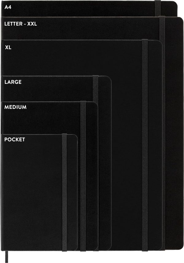 Moleskine Classic Notebook, Large, Ruled, Black, Hard Cover (5 x 8.25) - Image 8