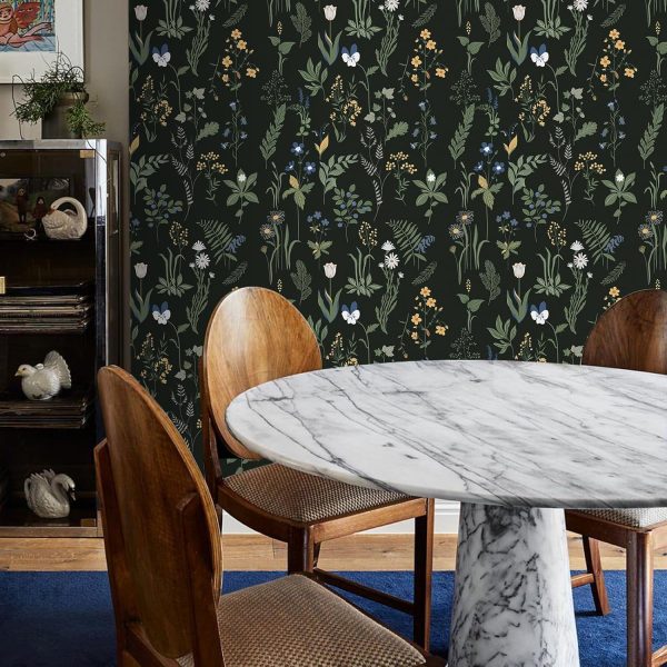 Removable Peel and Stick Wallpaper Boho 17.5 x 118 in Floral for Bedroom Bathroom Easy Peel Off Stick on Wallpaper Contact Paper Renter Friendly Wall Paper - Image 4